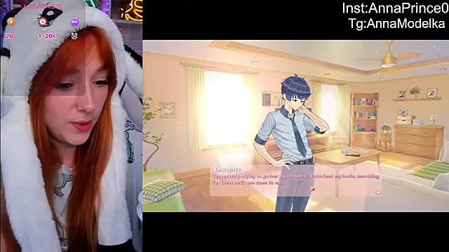 Anna Prince online show from March 22, 2025, 9:34 am