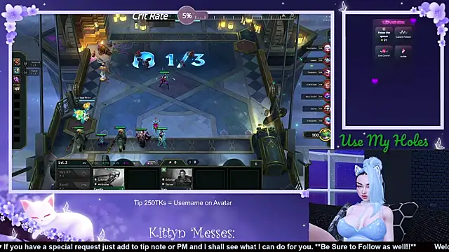 SassyKittyn online show from January 7, 2025, 6:27 am