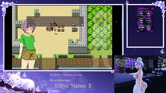 SassyKittyn online show from February 14, 2025, 9:24 am