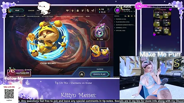 SassyKittyn online show from March 20, 2025, 4:29 am