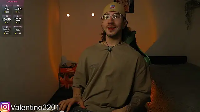 Valentino Xander online show from March 15, 2026, 11:44 pm