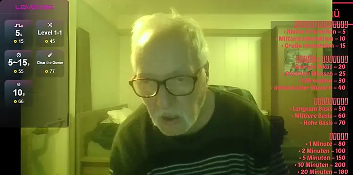 Sammy1660 online show from April 18, 2026, 10:10 pm