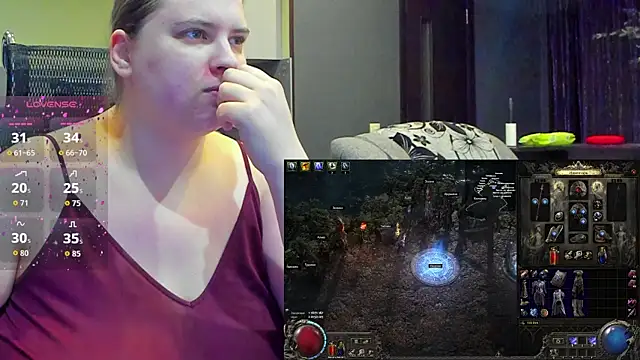 1lindsey1 online show from September 22, 2025, 2:46 am