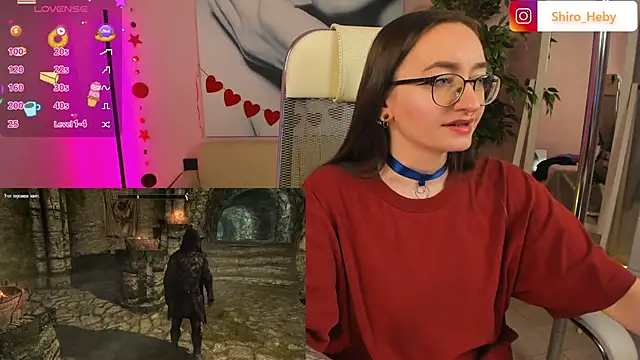 ShiroHeby online show from February 24, 2025, 4:47 pm