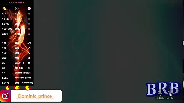 Snapshot of DominicPrince chatting on November 13, 2025, 7:35 pm DominicPrince online show from November 13, 2025, 7:35 pm