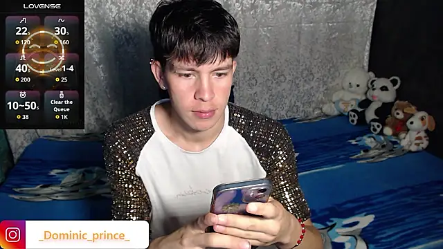 Snapshot of DominicPrince chatting on February 20, 2026, 10:43 pm DominicPrince online show from February 20, 2026, 10:43 pm
