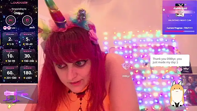 BabyZelda online show from February 15, 2026, 7:51 am