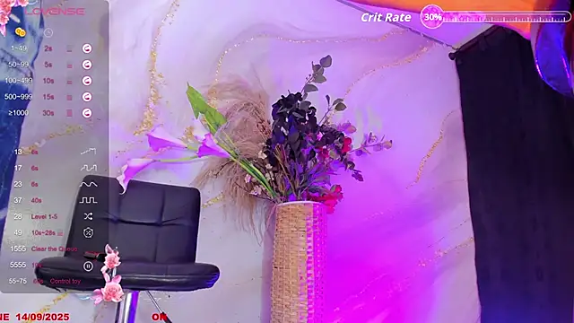 Karla-Ebony online show from September 14, 2025, 1:43 pm