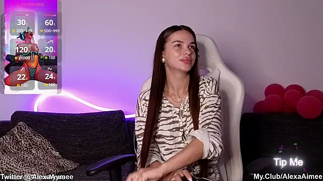 AlexaAimee online show from April 22, 2026, 1:30 am