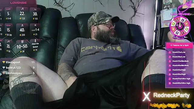 RedneckWants2PlayNow online show from April 25, 2026, 1:41 am