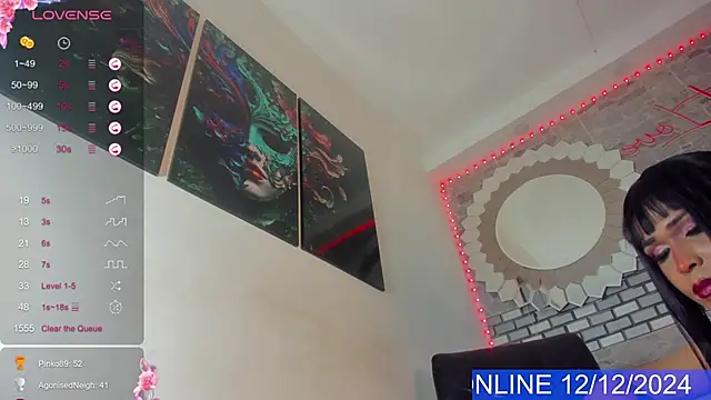 Naughty Lizeth online show from December 13, 2024, 1:04 am