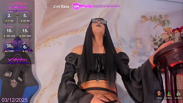 Naughty Lizeth online show from December 3, 2025, 8:29 pm