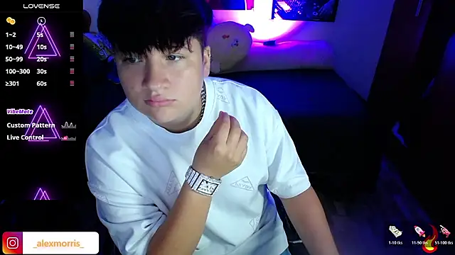  AlexMorris online show from March 24, 2026, 11:21 pm