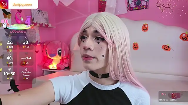 DaripQueen online show from October 22, 2025, 3:01 pm