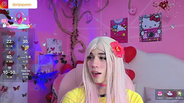 DaripQueen online show from February 23, 2026, 2:47 pm