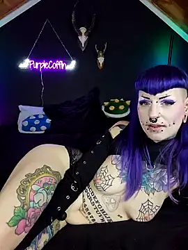 Purple Coffin666 online show from March 1, 2025, 9:04 pm