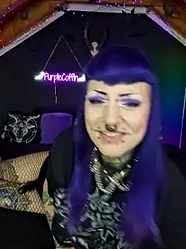 Purple Coffin666 online show from March 9, 2025, 1:04 pm