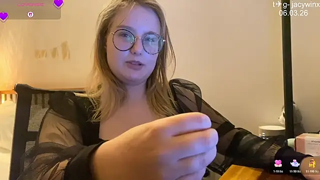 Snapshot of JacyWinslat chatting on March 6, 2026, 11:17 am JacyWinslat online show from March 6, 2026, 11:17 am