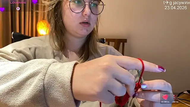 JacyWinslat online show from April 23, 2026, 9:50 pm