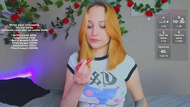 Snapshot of MaryRace chatting on June 5, 2026, 5:40 pm MaryRace online show from June 5, 2026, 5:40 pm