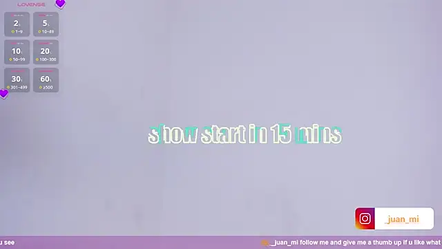 juanmiss online show from October 17, 2025, 1:14 pm