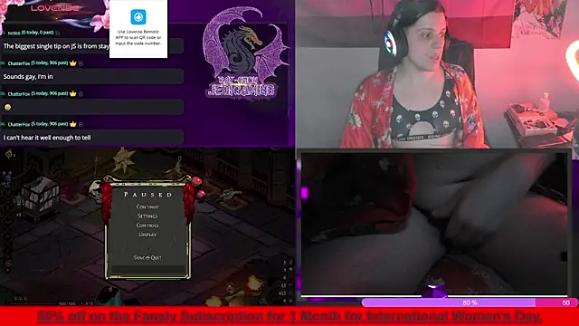 Rae-Suon online show from March 11, 2025, 4:21 am