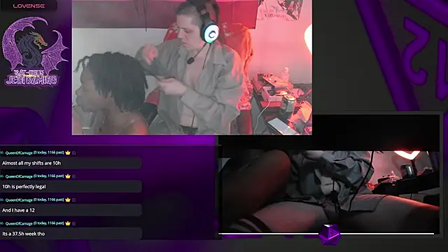 Rae-Suon online show from March 14, 2025, 10:16 pm