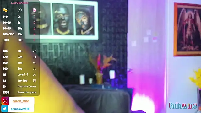 Snapshot of Aaron_ST chatting on June 4, 2026, 3:34 am Aaron ST online show from June 4, 2026, 3:34 am