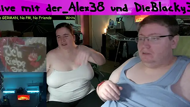 der alex38 online show from February 9, 2025, 12:06 am