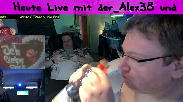 der alex38 online show from February 20, 2025, 7:41 pm