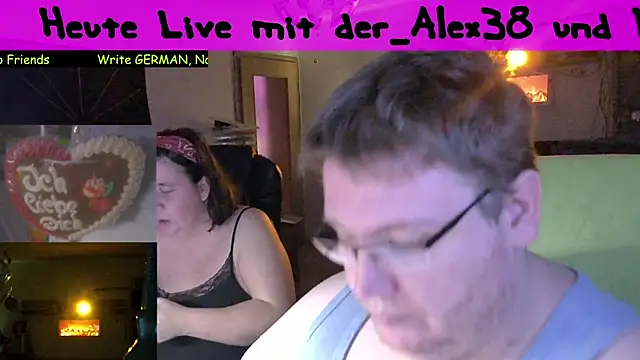 der alex38 online show from February 22, 2025, 9:37 pm