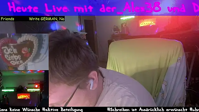 der alex38 online show from March 13, 2025, 7:39 pm