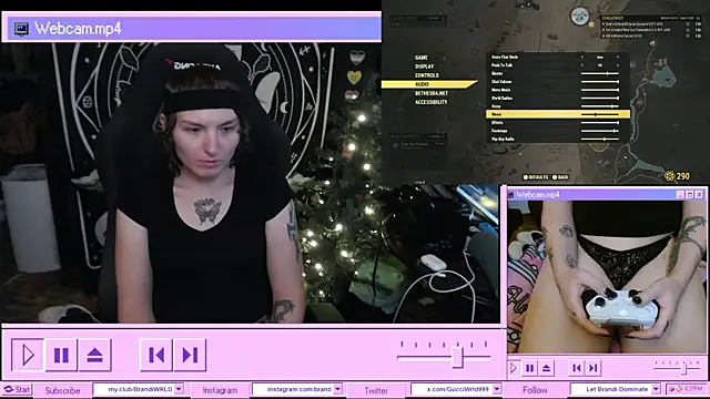 BrandiWRLD 999 online show from January 12, 2025, 12:18 am