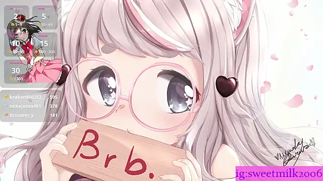 sweetmilk2006 online show from January 14, 2025, 11:53 am