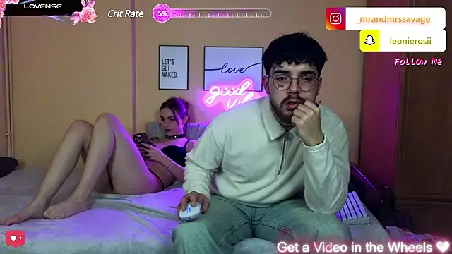 MrAndMrsSavage online show from February 13, 2025, 9:27 pm