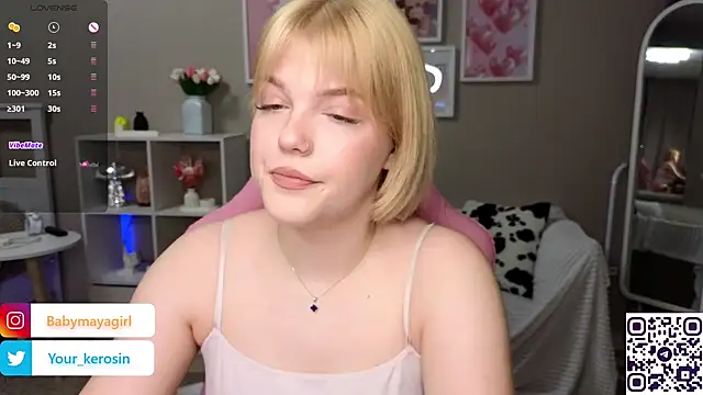 Maya Rave online show from February 23, 2025, 3:45 am