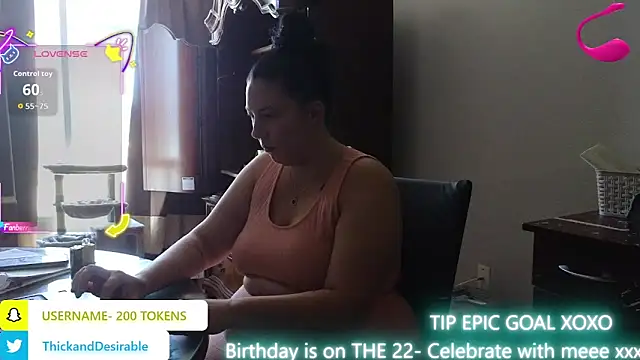 ThickGirlsDoItBetter online show from September 15, 2025, 7:25 pm