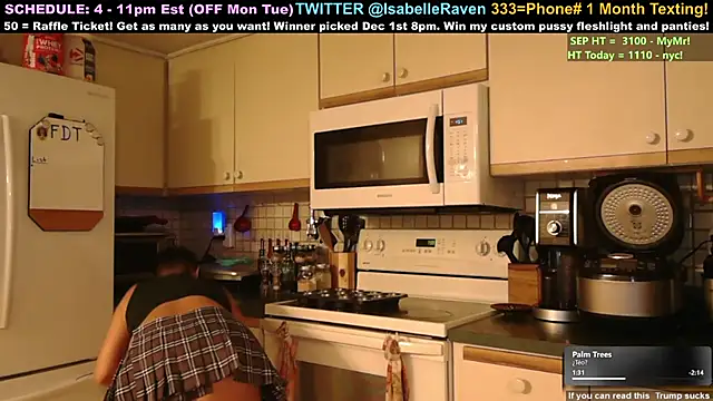 IsabelleRaven online show from September 19, 2025, 12:02 am