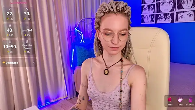 Snapshot of VioletShine chatting on July 24, 2026, 1:20 pm VioletShine online show from July 24, 2026, 1:20 pm