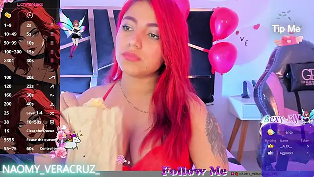 Naomy veracruz  online show from February 22, 2025, 5:02 pm