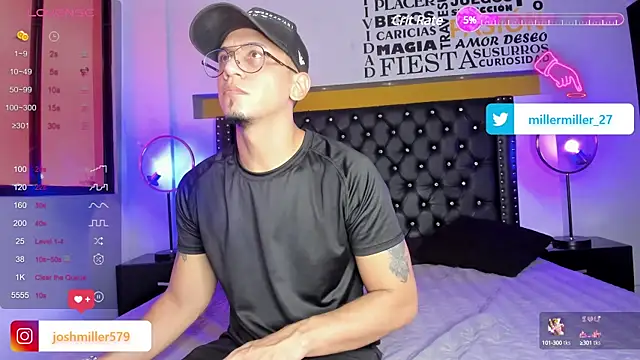 JoshMillerr  online show from March 3, 2025, 8:00 pm