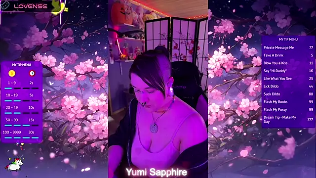 yumi sapphire online show from April 15, 2026, 5:42 pm