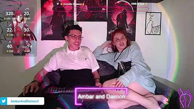 Ambar and daimon  online show from September 12, 2025, 4:40 pm