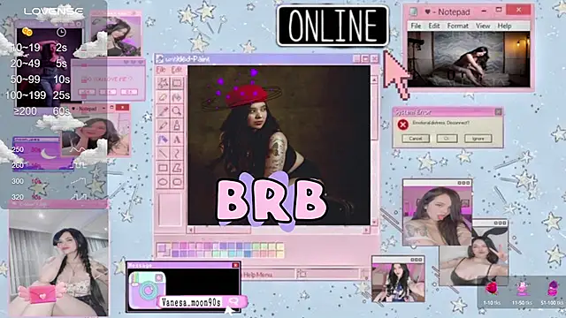 vanesa moon   online show from March 14, 2025, 10:49 pm