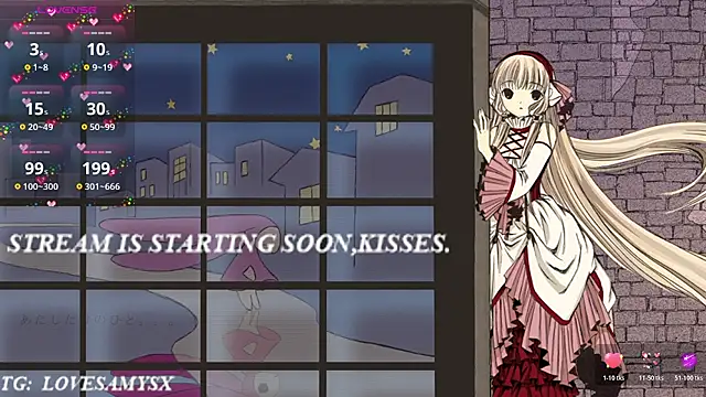 Lovelyamyy online show from June 3, 2026, 1:03 pm