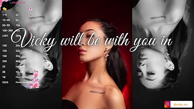 victoria ricci a online show from October 15, 2025, 4:01 am