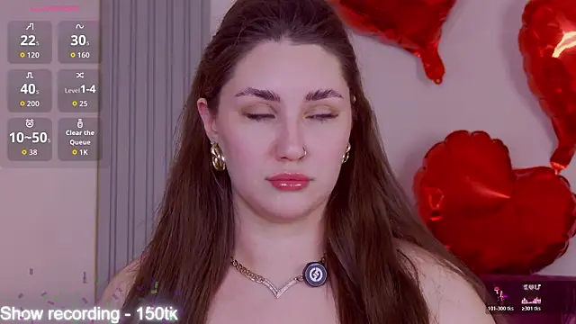 KiraBarlows online show from March 8, 2026, 2:04 am