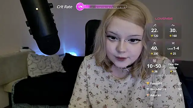 Electro doll online show from March 13, 2025, 8:22 pm