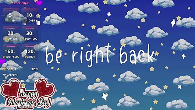 KimiStar online show from February 14, 2025, 9:53 pm