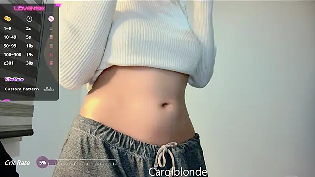Carolblonde online show from February 26, 2025, 6:15 am